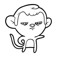 Obraz premium cartoon monkey