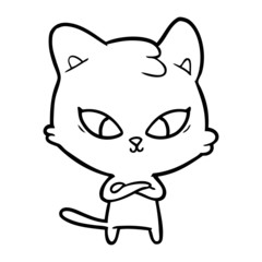 cute cartoon cat