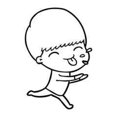cartoon rude man