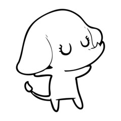 cute cartoon elephant