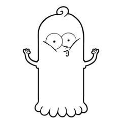 cartoon ghost