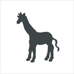 Giraffe icon. Vector Illustration