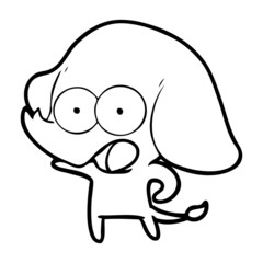 cute cartoon elephant