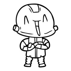 cartoon robot
