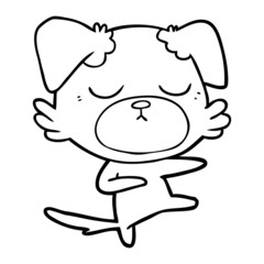 cute cartoon dog