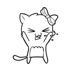 cartoon cat