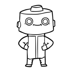 cartoon robot