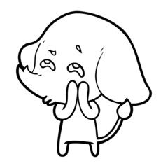 cartoon elephant remembering