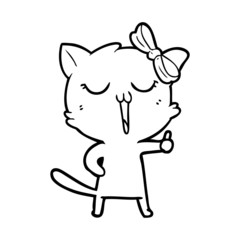 cartoon cat