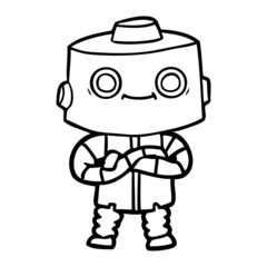 cartoon robot