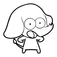cute cartoon elephant
