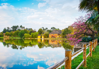 Landscape of Yunnan, located in Kunming City, Yunnan Province, China. 