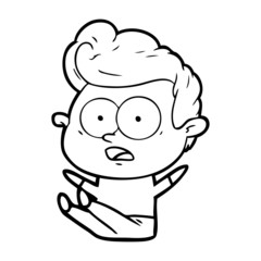 cartoon man