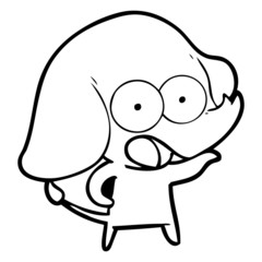 cute cartoon elephant