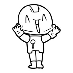 cartoon robot