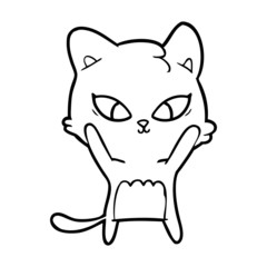 cute cartoon cat