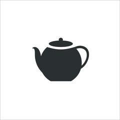 Teapot icon.  Illustration