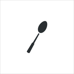 Spoon icon.  Illustration