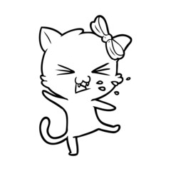 cartoon cat