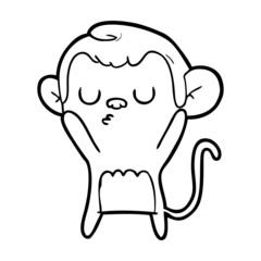 cartoon monkey