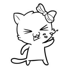 cartoon cat
