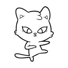 cute cartoon cat