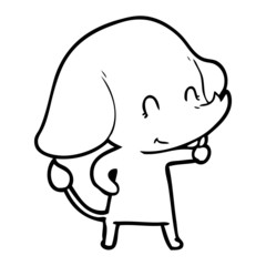 cute cartoon elephant