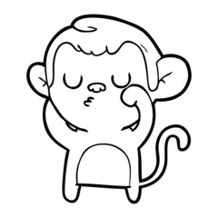 cartoon monkey