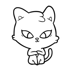 cute cartoon cat