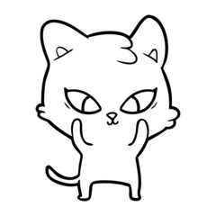 cute cartoon cat