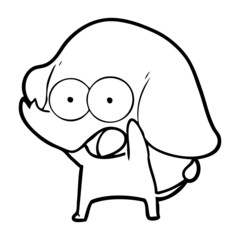 cute cartoon elephant