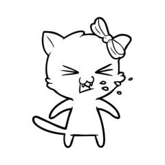 cartoon cat