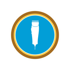 Shaving machine icon