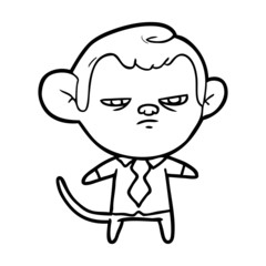 cartoon monkey