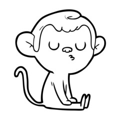 cartoon monkey