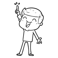 cartoon man laughing