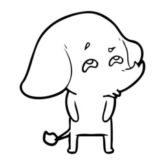 cartoon elephant remembering