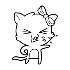 cartoon cat