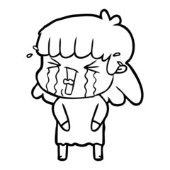 cartoon woman