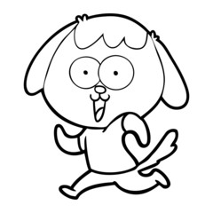 cute cartoon dog