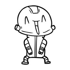 Obraz premium cartoon robot