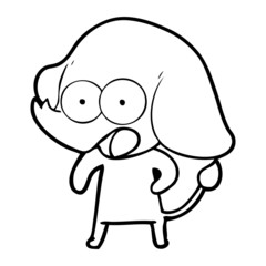 cute cartoon elephant