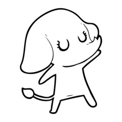 cute cartoon elephant