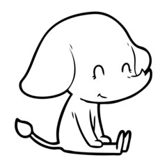 cute cartoon elephant