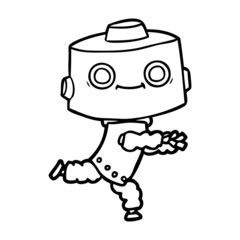 cartoon robot