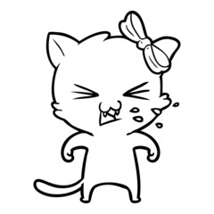 cartoon cat