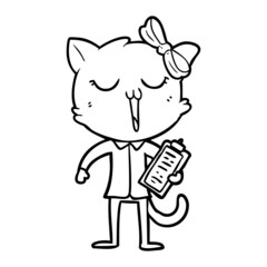 cartoon cat