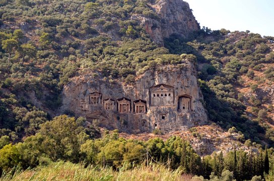 Likya Kral Kaya Mezarları - Dalyan