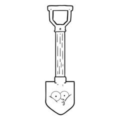 cartoon shovel