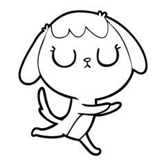 cute cartoon dog